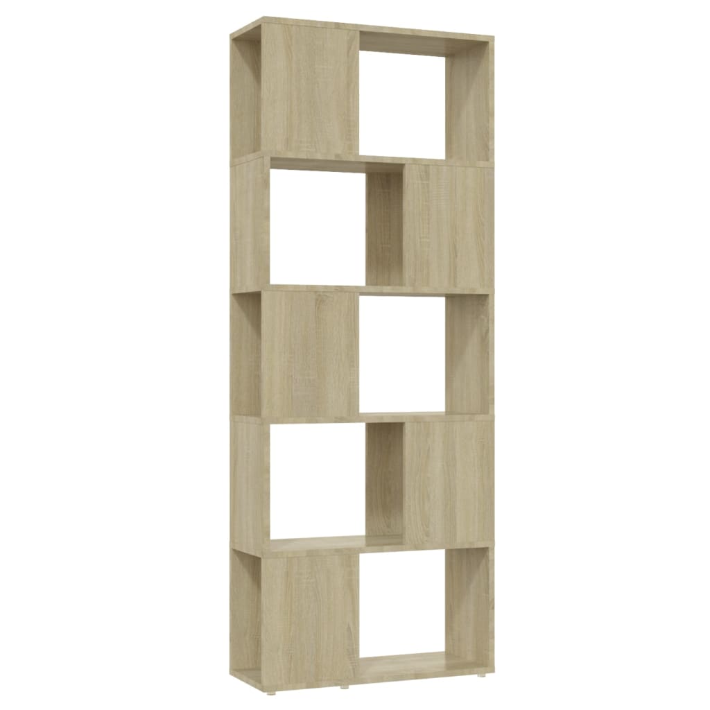 Libreria/Divisorio Rovere Sonoma 60x24x155 cm