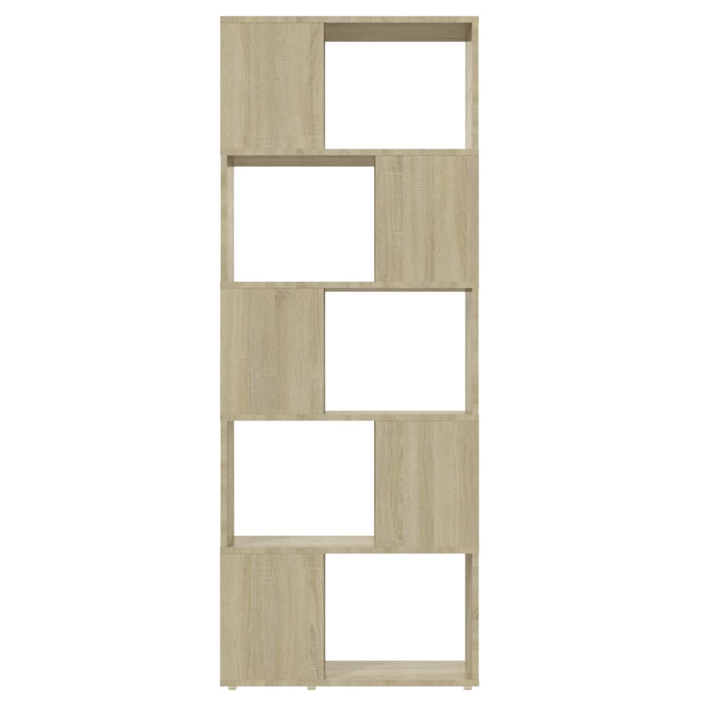 Libreria/Divisorio Rovere Sonoma 60x24x155 cm