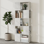 Libreria/Divisorio Grigio Cemento 60x24x155 cm