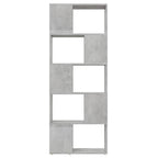 Libreria/Divisorio Grigio Cemento 60x24x155 cm