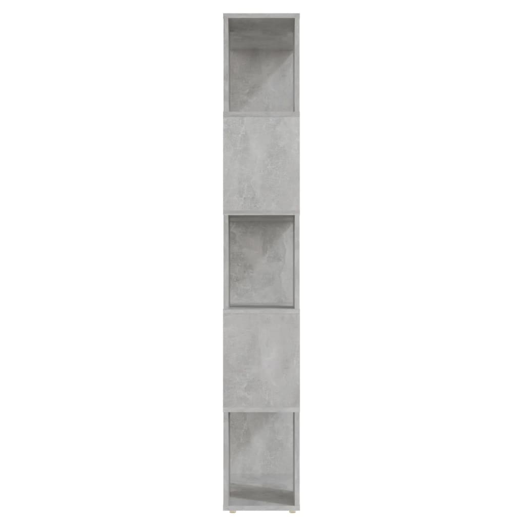 Libreria/Divisorio Grigio Cemento 60x24x155 cm