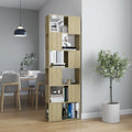 Libreria/Divisorio Rovere Sonoma 60x24x186 cm in Truciolato