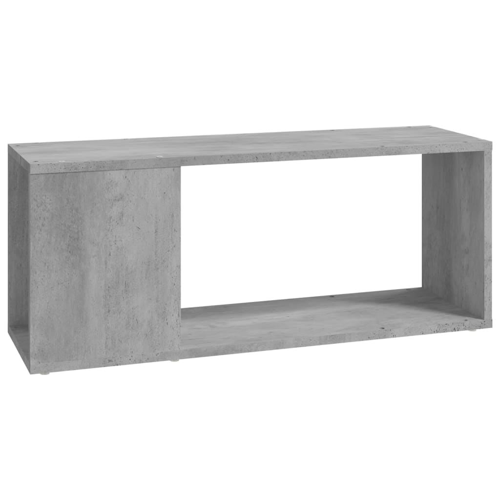 Mobile TV Grigio Cemento 80x24x32 cm in Truciolato
