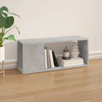 Mobile TV Grigio Cemento 80x24x32 cm in Truciolato