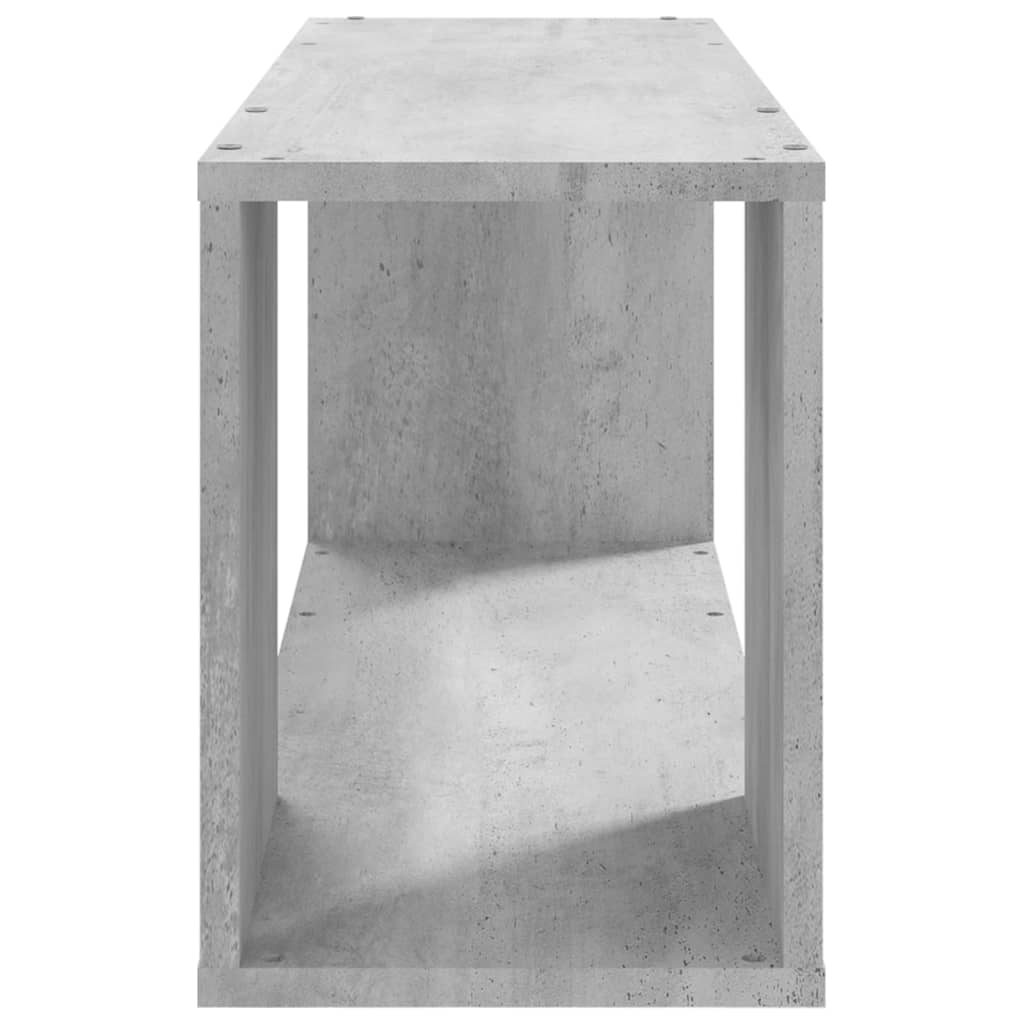 Mobile TV Grigio Cemento 80x24x32 cm in Truciolato