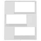 Libreria/Divisorio Bianco 80x24x94 cm in Legno Multistrato