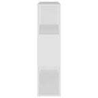 Libreria/Divisorio Bianco 80x24x94 cm in Legno Multistrato
