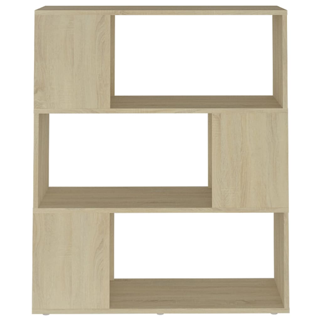 Libreria/Divisorio Rovere Sonoma 80x24x94 cm in Truciolato