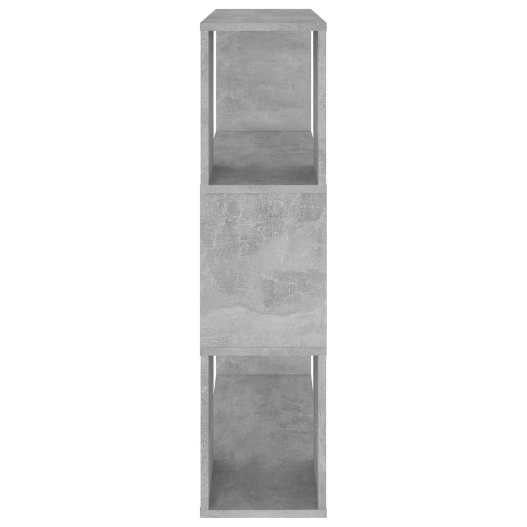 Libreria/Divisorio Grigio Cemento 80x24x94 cm in Truciolato