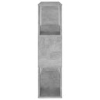 Libreria/Divisorio Grigio Cemento 80x24x94 cm in Truciolato