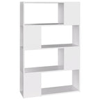 Libreria/Divisorio Bianco 80x24x124,5 cm in Truciolato