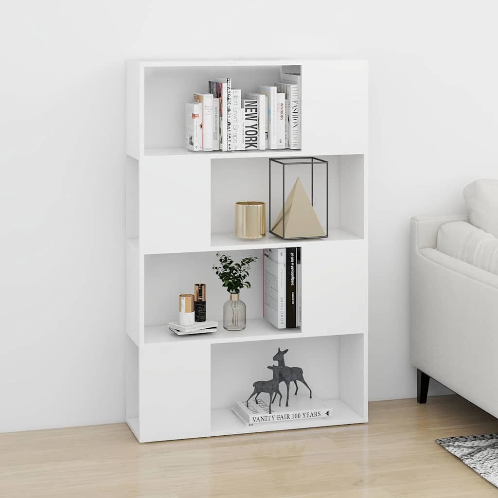 Libreria/Divisorio Bianco 80x24x124,5 cm in Truciolato