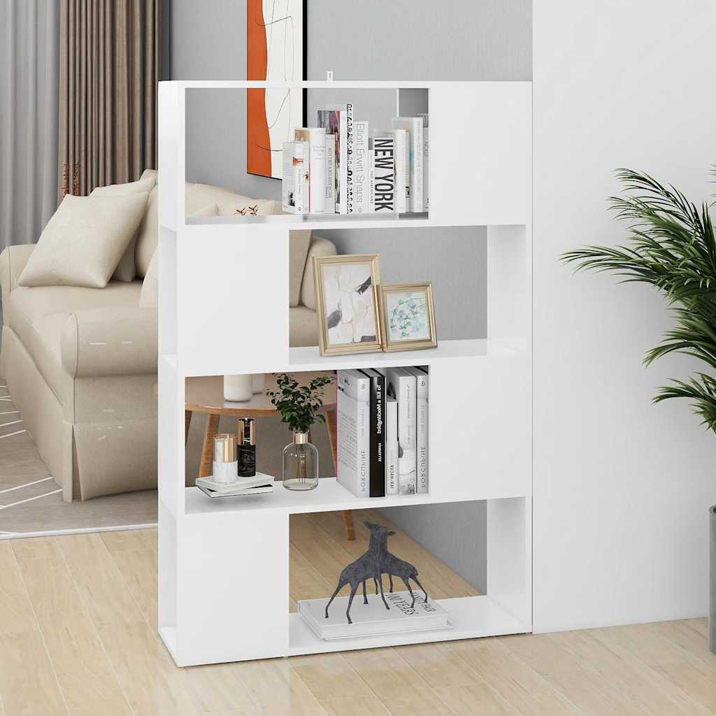 Libreria/Divisorio Bianco 80x24x124,5 cm in Truciolato