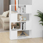 Libreria/Divisorio Bianco 80x24x124,5 cm in Truciolato
