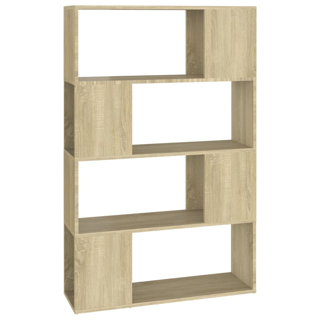Libreria/Divisorio Rovere Sonoma 80x24x124,5 cm in Truciolato