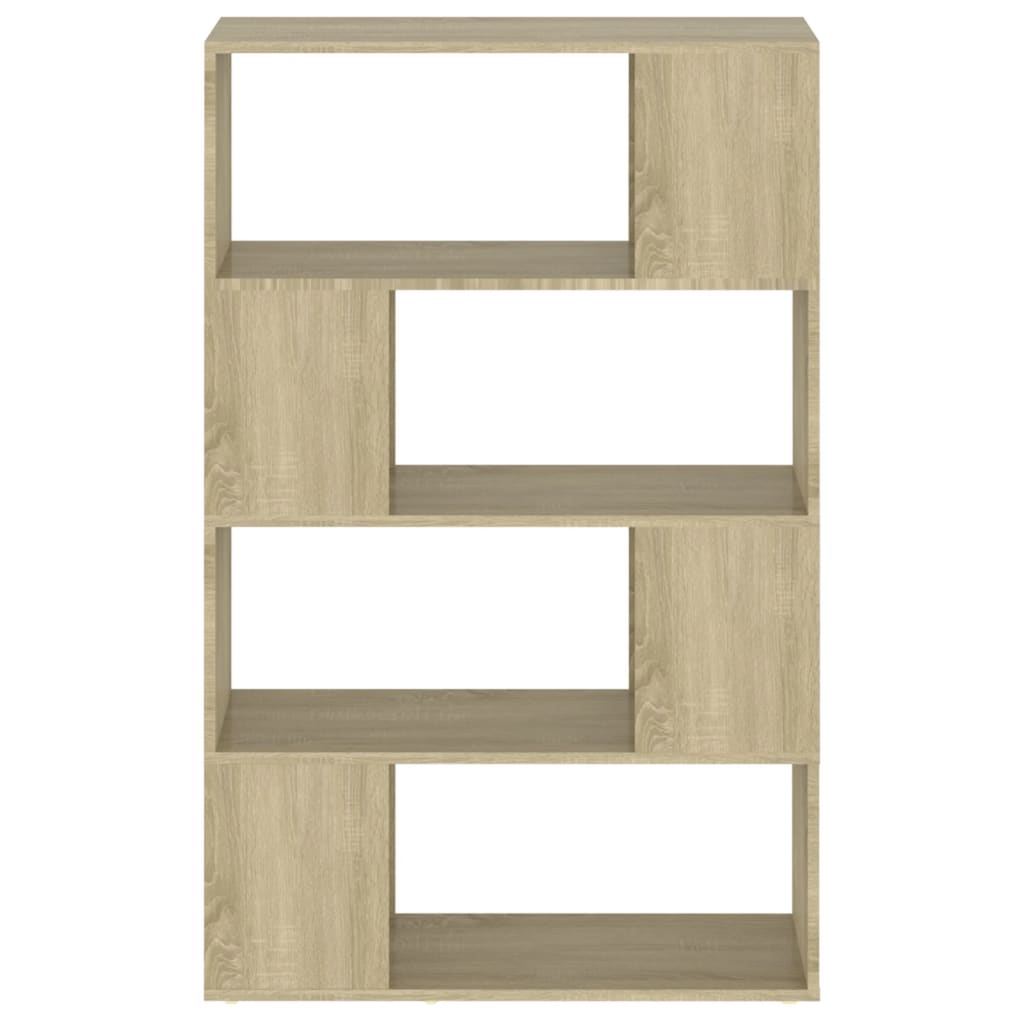 Libreria/Divisorio Rovere Sonoma 80x24x124,5 cm in Truciolato