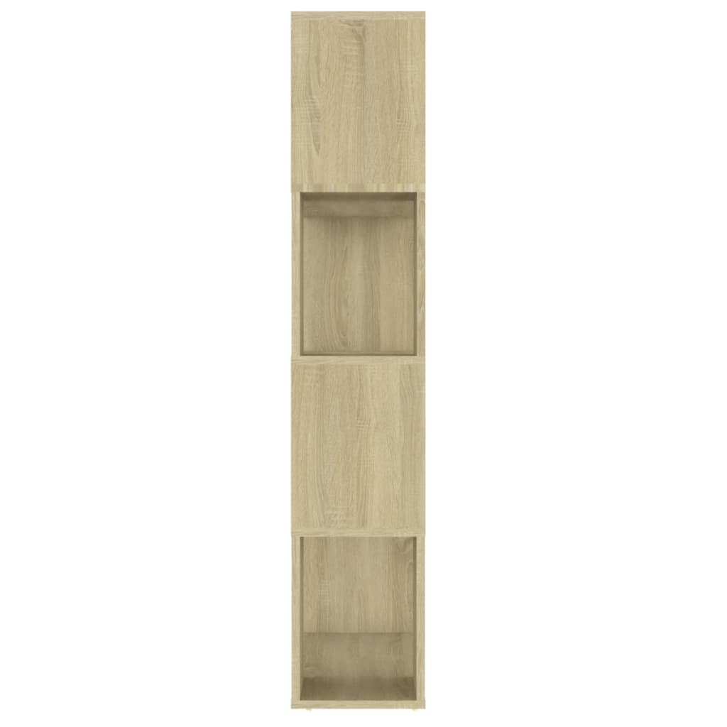 Libreria/Divisorio Rovere Sonoma 80x24x124,5 cm in Truciolato