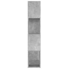 Libreria/Divisorio Grigio Cemento 80x24x124,5 cm in Truciolato