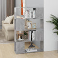 Libreria/Divisorio Grigio Cemento 80x24x124,5 cm in Truciolato