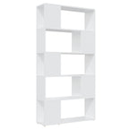 Libreria/Divisorio Bianco 80x24x155 cm in Truciolato
