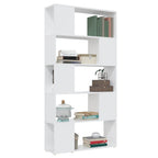 Libreria/Divisorio Bianco 80x24x155 cm in Truciolato