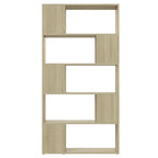 Libreria Divisorio Rovere Sonoma 80x24x155 cm in Truciolato
