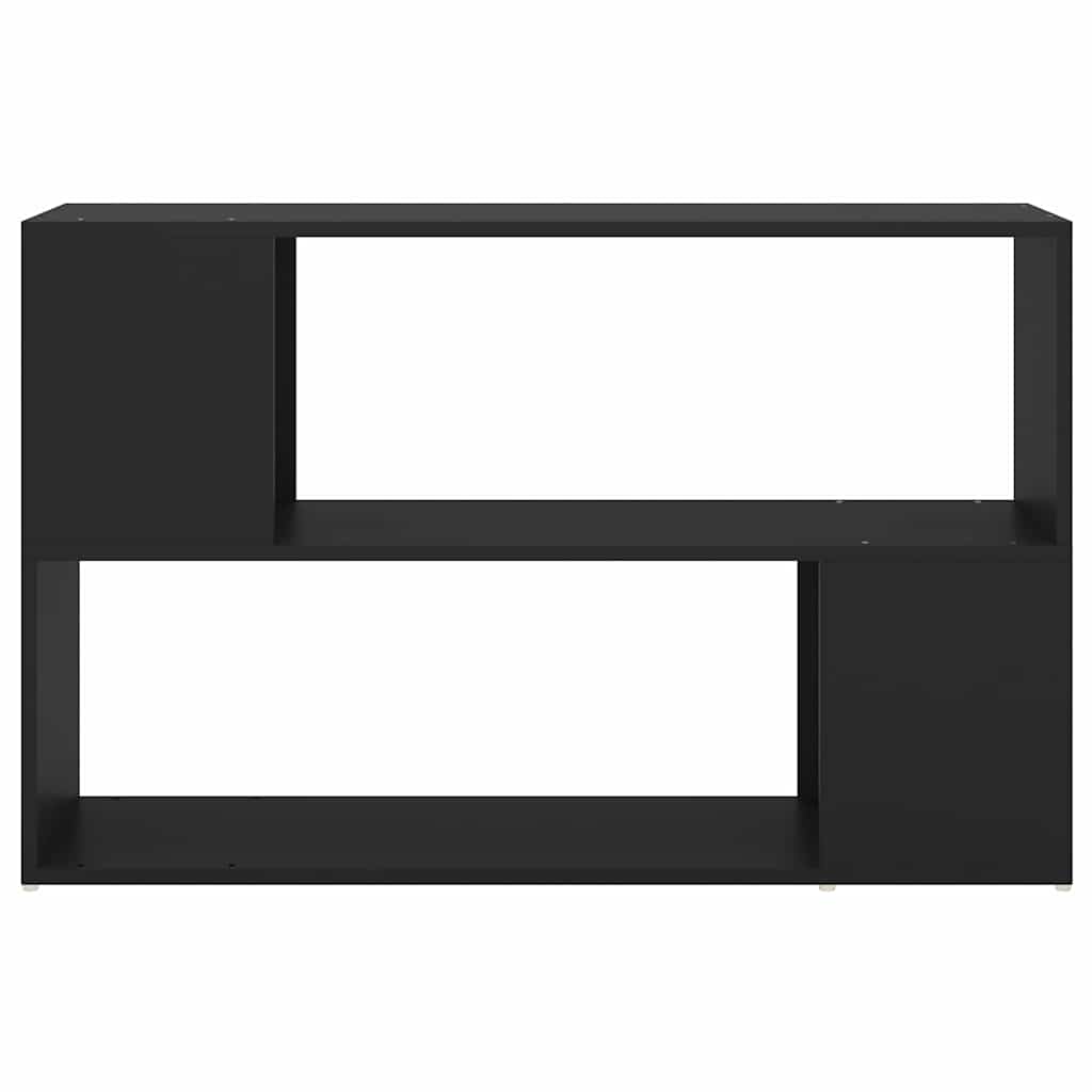 Libreria Nera 100x24x63 cm in Truciolato