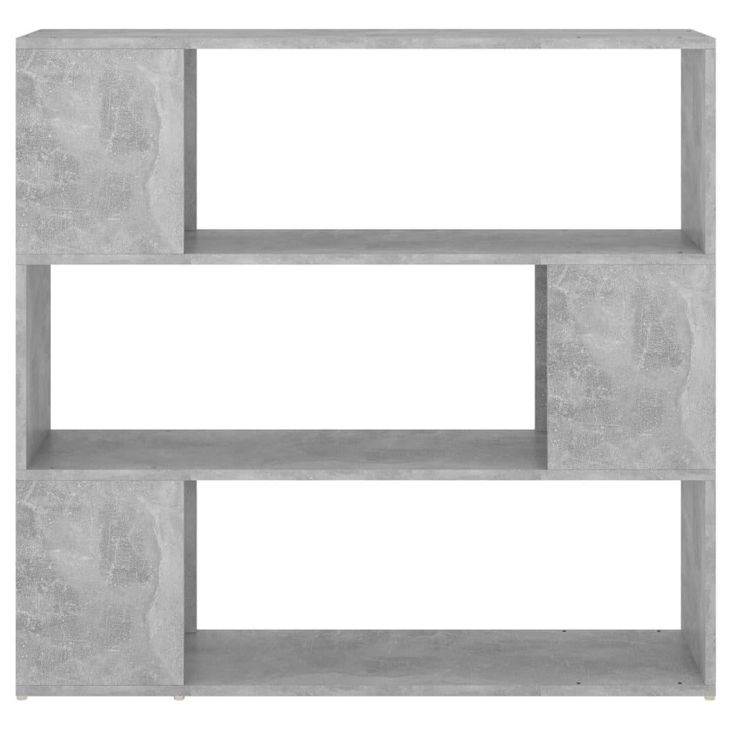 Libreria/Divisorio Grigio Cemento 100x24x94 cm