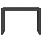 Scrivania per Computer Nera 110x60x73 cm in Legno Multistrato