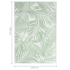 Tappeto da Esterno ARAKIL Verde 140x200 cm in PP