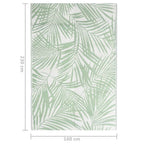 Tappeto da Esterno ARAKIL Verde 160x230 cm in PP