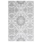 Tappeto da Esterno ARAKIL Grigio Chiaro 140x200 cm PP