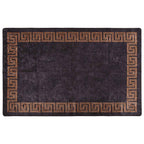 Tappeto Lavabile 160x230 cm Nero e Oro