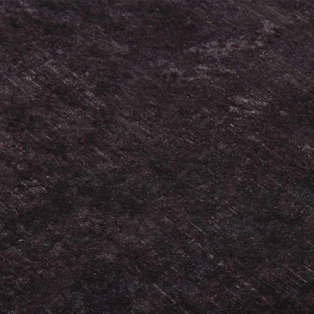 Tappeto Lavabile 160x230 cm Nero e Oro