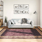 Tappeto Lavabile 160x230 cm Nero e Oro