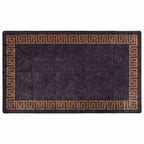 Tappeto Lavabile 190x300 cm Nero e Oro