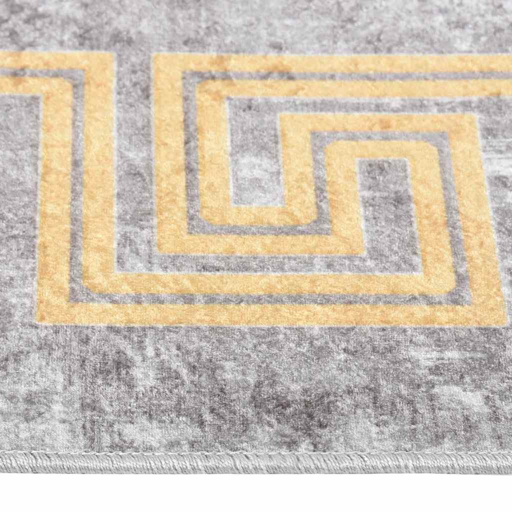 Tappeto Lavabile 80x150 cm Grigio