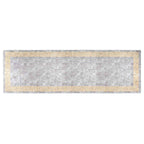 Tappeto Lavabile 80x300 cm Grigio