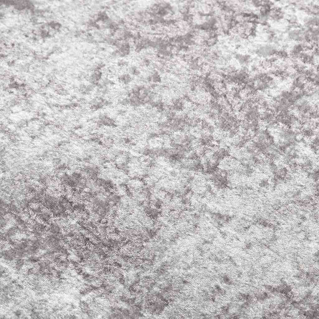 Tappeto Lavabile 80x300 cm Grigio