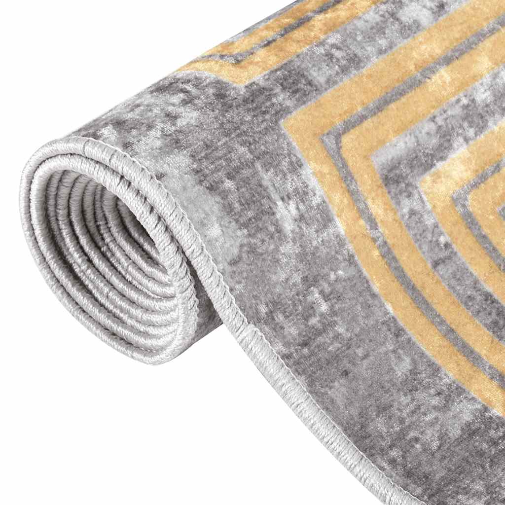 Tappeto Lavabile 120x180 cm Grigio