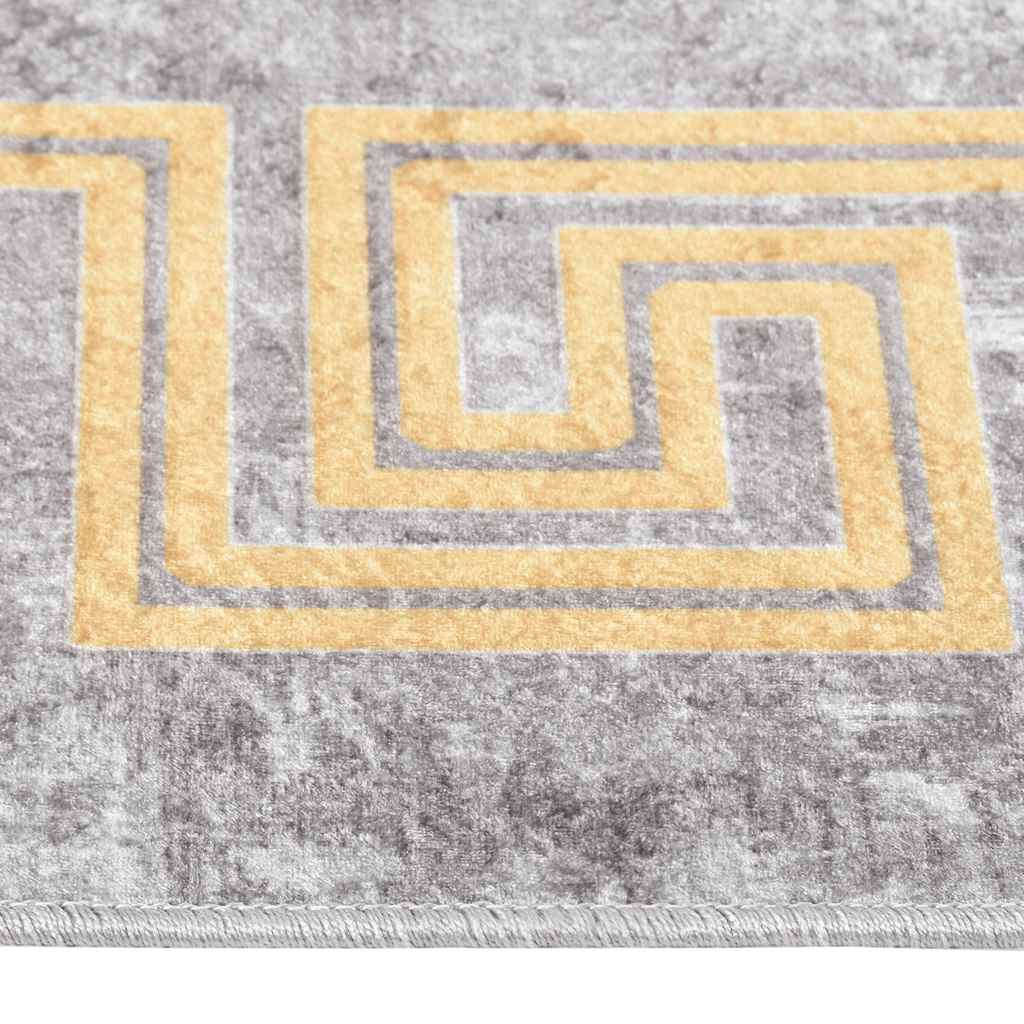 Tappeto Lavabile 160x230 cm Grigio