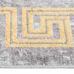 Tappeto Lavabile 190x300 cm Grigio