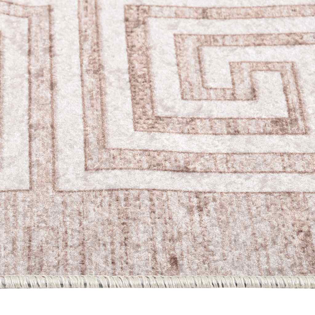 Tappeto Lavabile 80x300 cm Beige