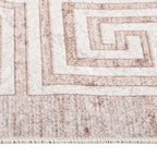 Tappeto Lavabile 80x300 cm Beige