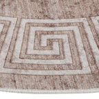 Tappeto Lavabile 120 cm Beige