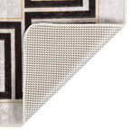 Tappeto Lavabile 80x150 cm Beige Chiaro
