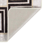Tappeto Lavabile 80x300 cm Beige Chiaro