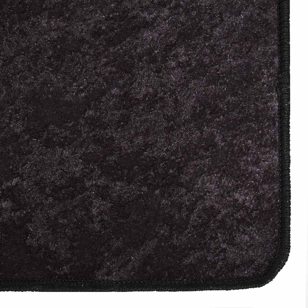 Tappeto Lavabile 80x300 cm Antracite