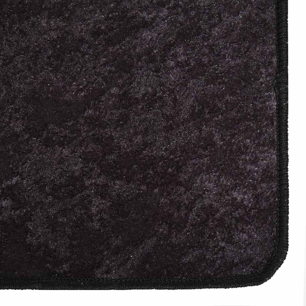 Tappeto Lavabile 160x230 cm Antracite