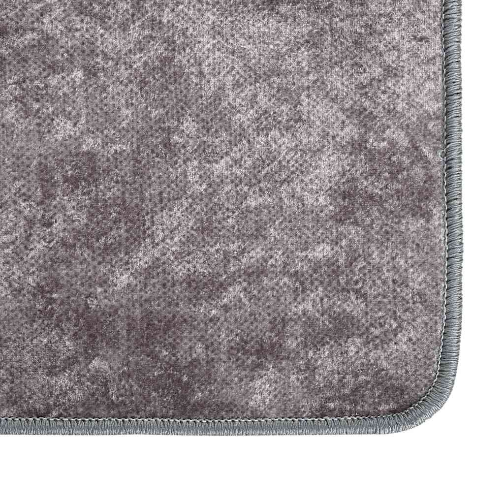 Tappeto Lavabile 190x300 cm Grigio